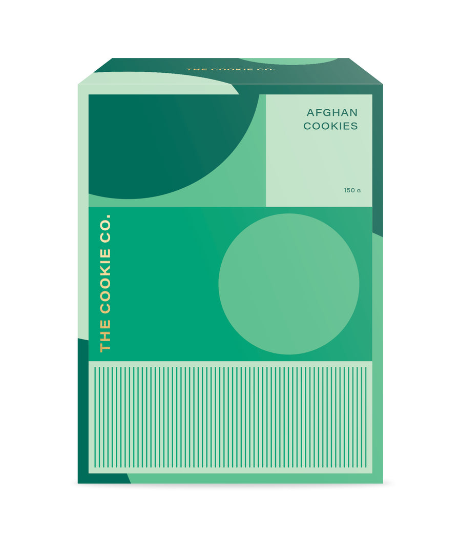 The Cookie Co Choc Afghans 150g Green