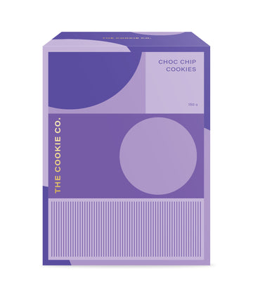 The Cookie Co Choc Chip Cookies 150g Purple
