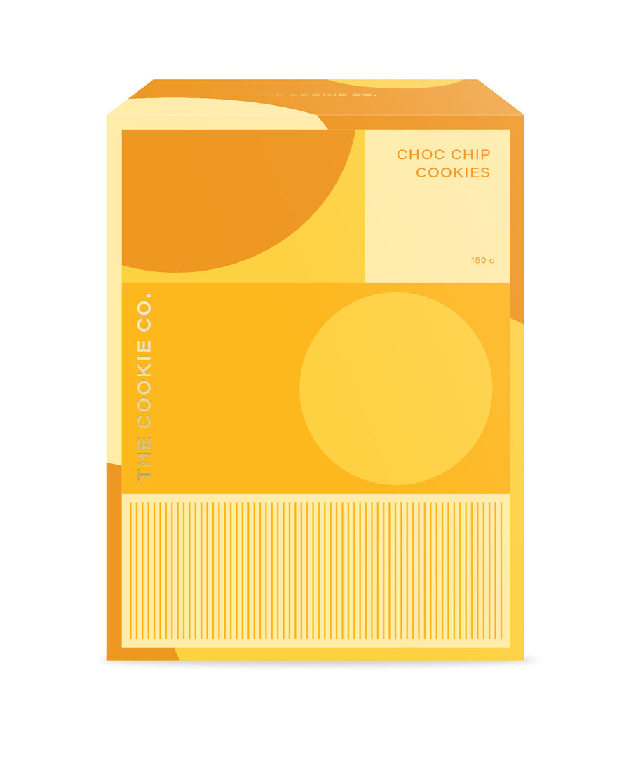 The Cookie Co Choc Chip Cookies 150g Yellow