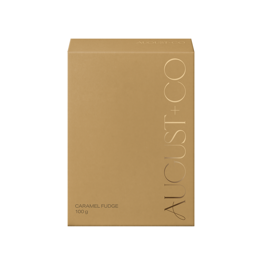August + Co Caramel Fudge 100g
