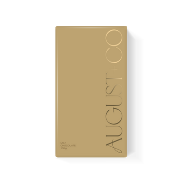 August + Co Milk Chocolate 100g Gold