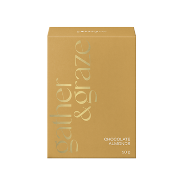 Gather & Graze Chocolate Almonds 50g Gold