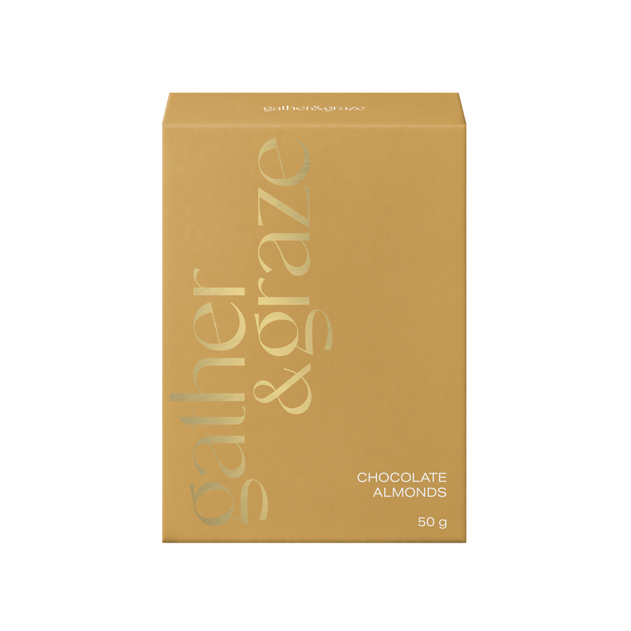 Gather & Graze Chocolate Almonds 50g Gold
