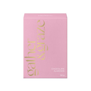 Gather & Graze Chocolate Almonds 50g Pink
