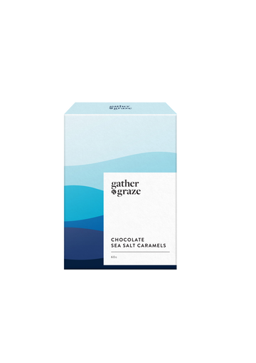 Gather & Graze Chocolate Sea Salt Caramels 60g Blue