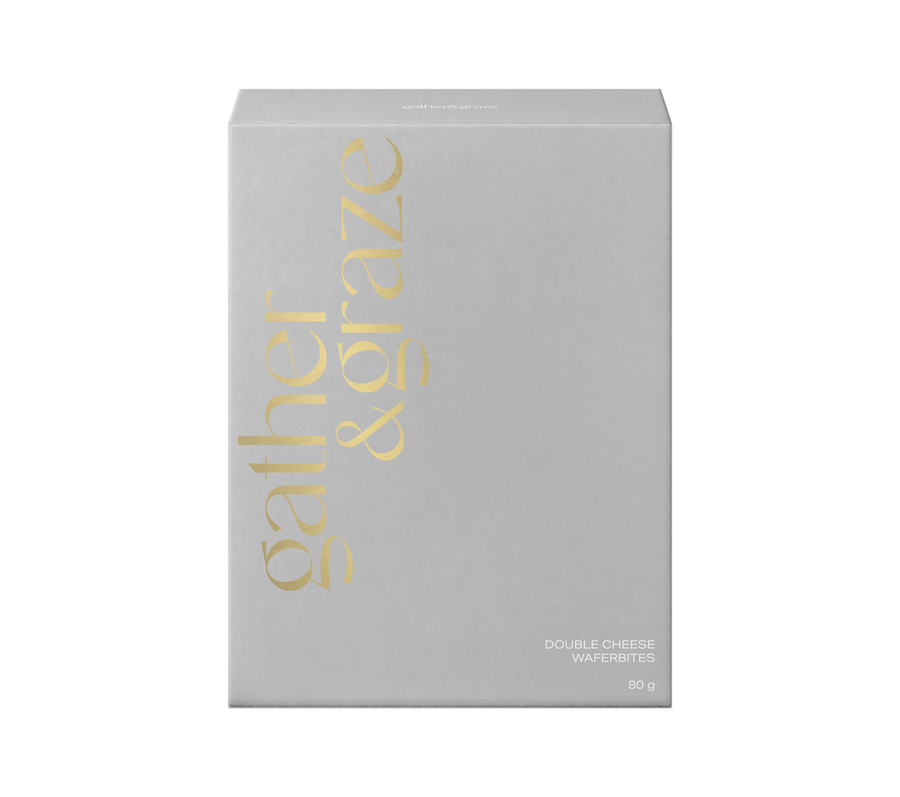 Gather & Graze Gourmet Wafer Bites Double Cheese 80g