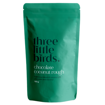 Three Little Birds Chocolate Coconut Rough 120g Green